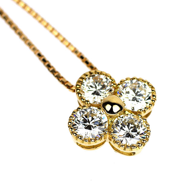 K18YG ダイヤモンド ペンダントネックレス 1.003ct