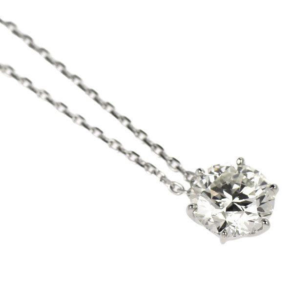 田崎真珠 Pt900/ Pt850 ダイヤモンド ペンダントネックレス 1.133ct I VS1 3EXHC