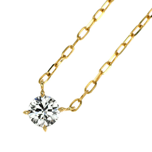 オレフィーチェ K18YG ダイヤモンド ペンダントネックレス 0.10ct
