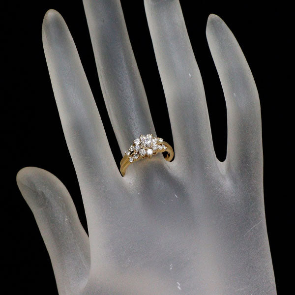 ミキモト K18YG ダイヤモンド リング 0.63ct