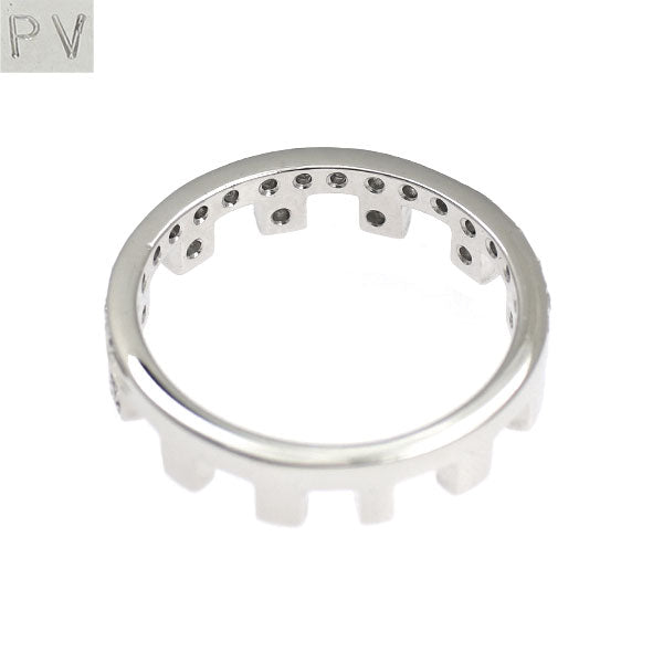 ポンテヴェキオ K18WG ダイヤモンド リング 0.28ct ハーフエタニティ
