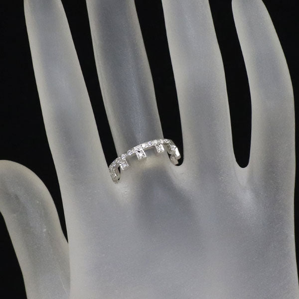 ポンテヴェキオ K18WG ダイヤモンド リング 0.28ct ハーフエタニティ