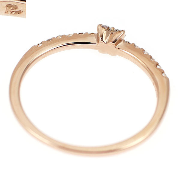 ポンテヴェキオ K18PG ダイヤモンド リング 0.13ct