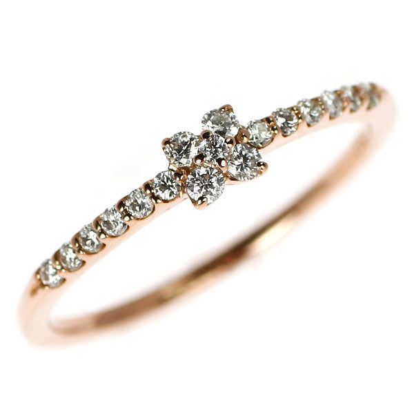 ポンテヴェキオ K18PG ダイヤモンド リング 0.13ct