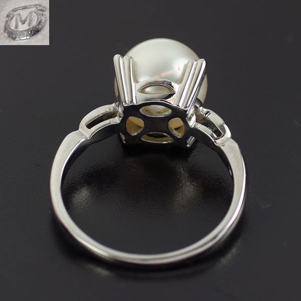 ミキモト Pt950 アコヤ真珠 リング 径約 8.6mm