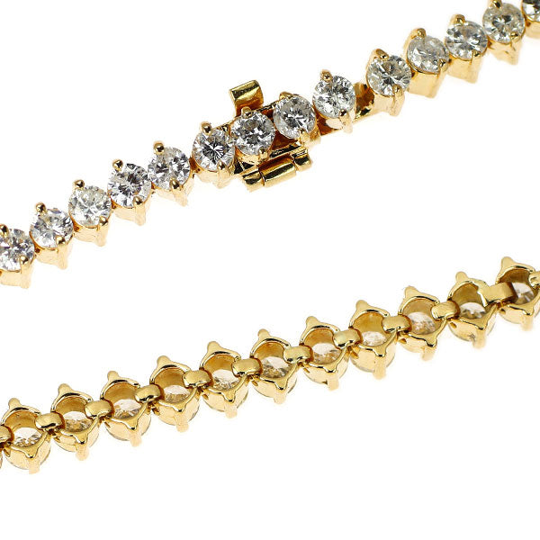 K18YG ダイヤモンド テニスレスレット 5.00ct