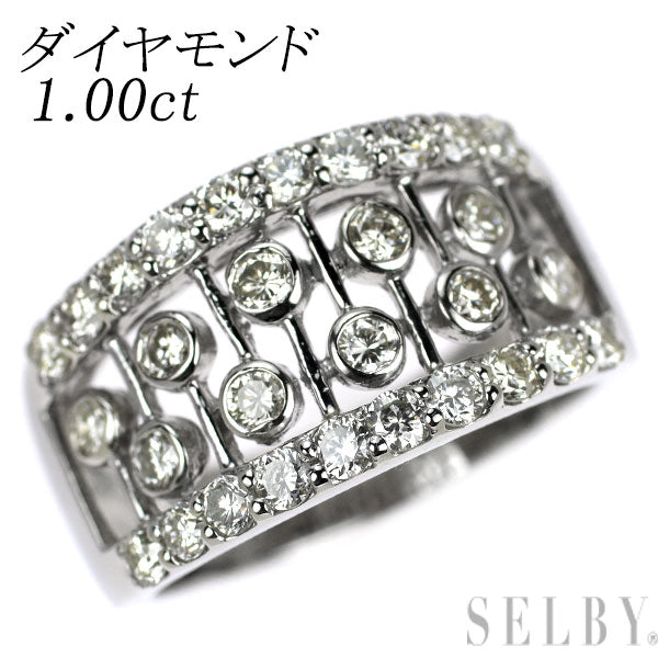 Pt900 ダイヤモンド リング 1.00ct