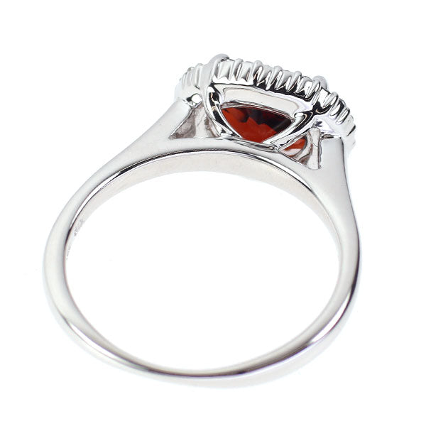 K18WG パイロープ スペサルティンガーネット ダイヤモンド リング 2.44ct D0.16ct