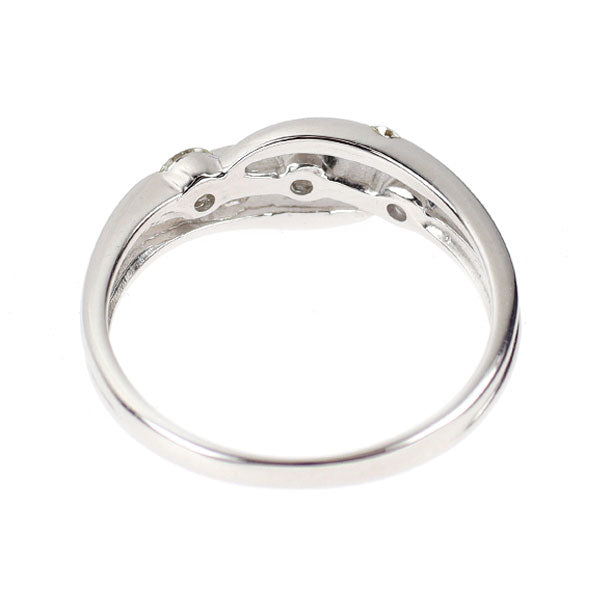 K18WG H&C ダイヤモンド リング 0.30ct