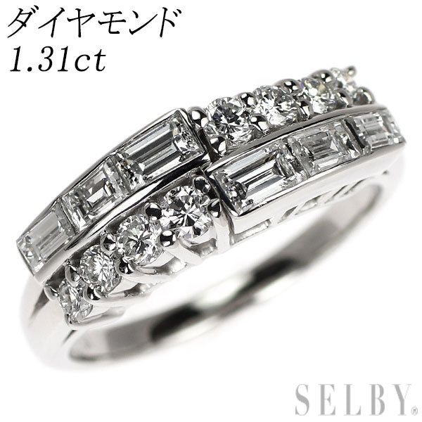 Pt900 ダイヤモンド リング 1.31ct
