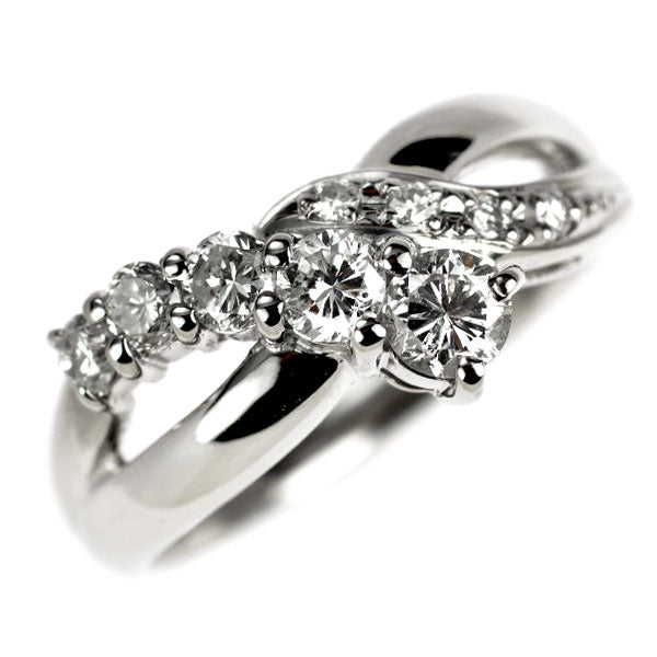 Pt900 ダイヤモンド リング 0.70ct