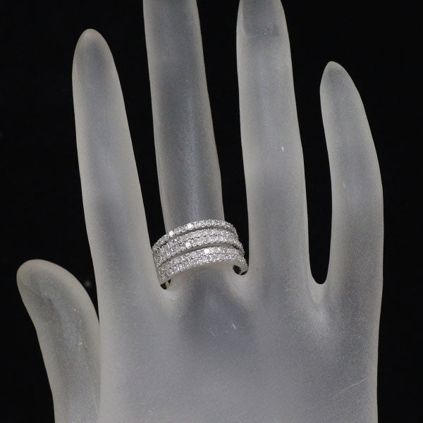 K18WG プリンセスカット ダイヤモンド リング 1.00ct