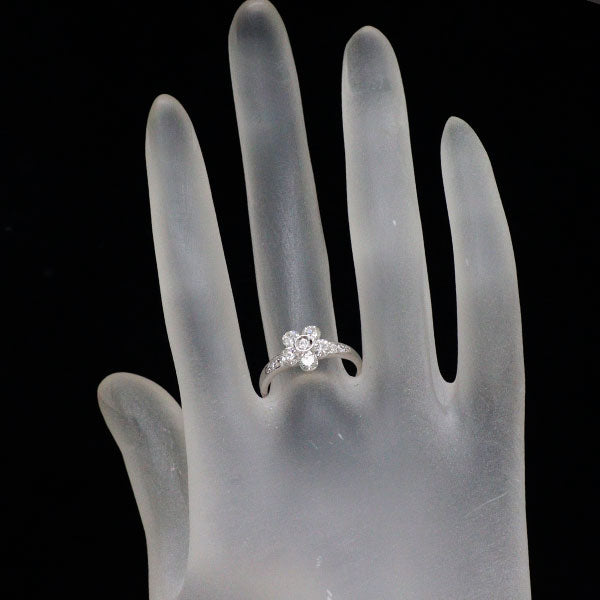 K18WG ダイヤモンド リング 1.00ct フラワー
