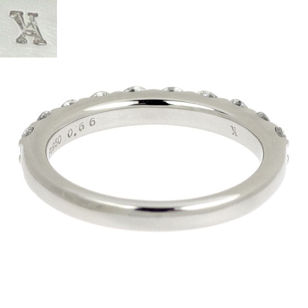 ヴァンドーム青山 Pt950 ダイヤモンド リング 0.66ct ハーフエタニティ