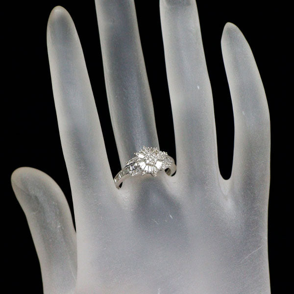 K18WG ダイヤモンド リング 0.62ct