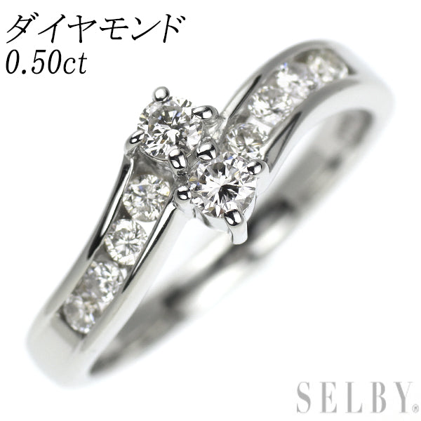 Pt900 ダイヤモンド リング 0.50ct