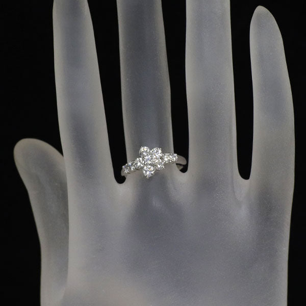 ベリテ Pt900 ダイヤモンド リング 0.87ct フラワー