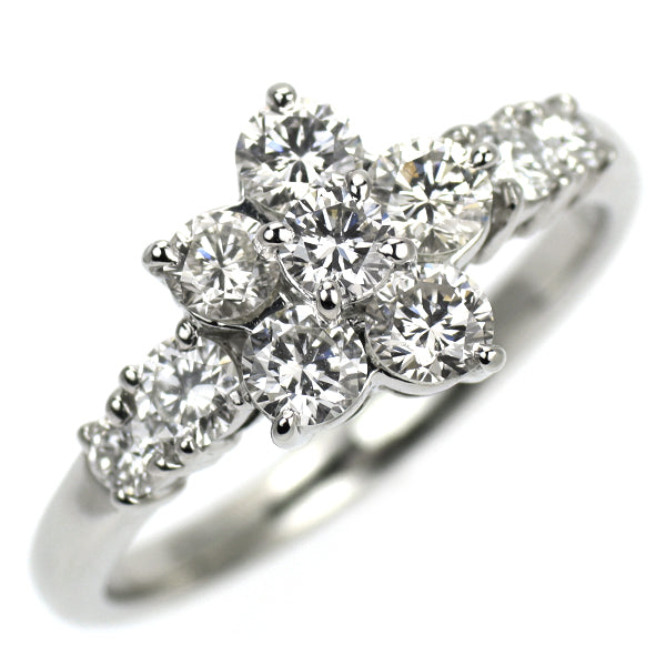 ベリテ Pt900 ダイヤモンド リング 0.87ct フラワー