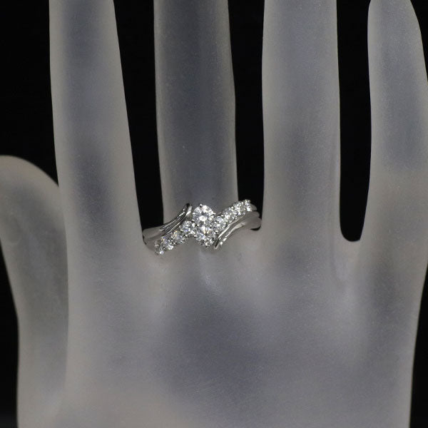 セイコー Pt900 ダイヤモンド リング 0.74ct