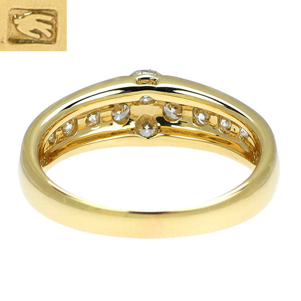 セイコー K18YG ダイヤモンド リング 0.70ct
