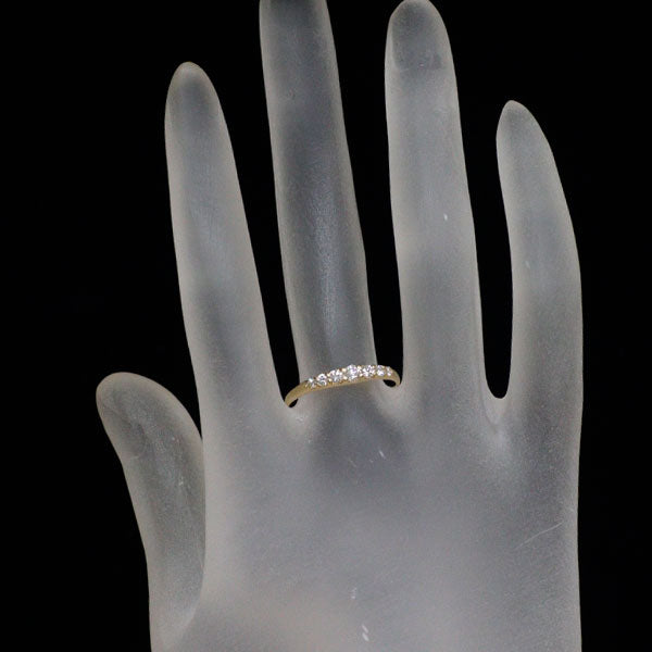 K18YG ダイヤモンド リング 0.30ct 一文字