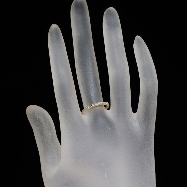 K18YG ダイヤモンド リング 0.38ct ハーフエタニティ
