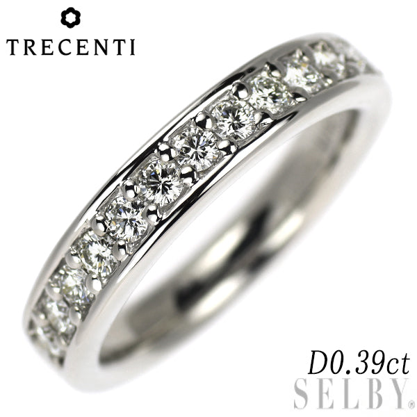 トレセンテ Pt900 ダイヤモンド リング 0.39ct ハーフエタニティ