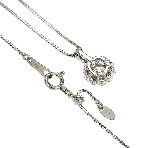 Pt950/ Pt850 ダイヤモンド ペンダントネックレス 0.30ct D0.20ct