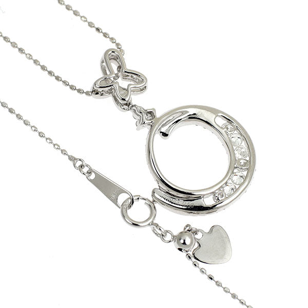 K18WG ダイヤモンド ペンダントネックレス 0.50ct