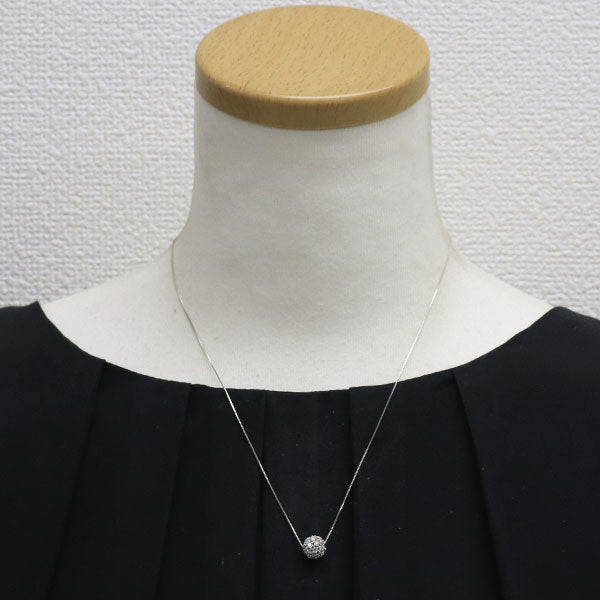 K18WG ダイヤモンド ペンダントネックレス 1.00ct