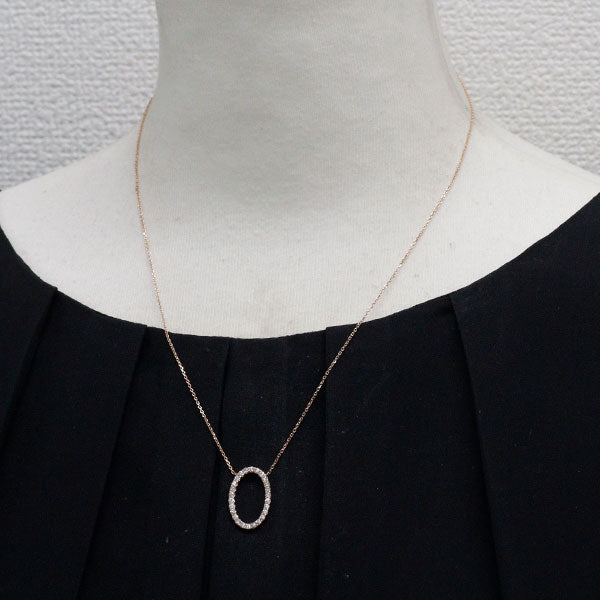 K18PG ダイヤモンド ペンダントネックレス 0.470ct