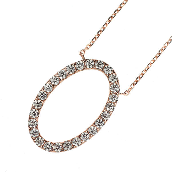 K18PG ダイヤモンド ペンダントネックレス 0.470ct