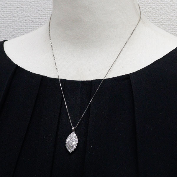 Pt900/ Pt850 ダイヤモンド ペンダントネックレス 3.00ct