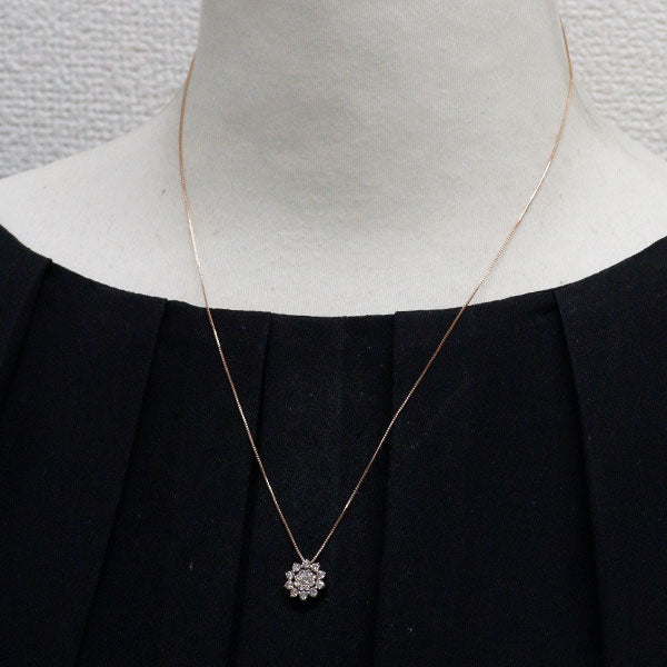 K18PG ダイヤモンド ペンダントネックレス 0.50ct