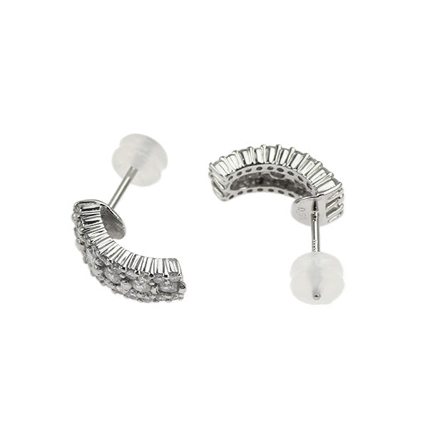 Pt900 ダイヤモンド ピアス 1.00ct