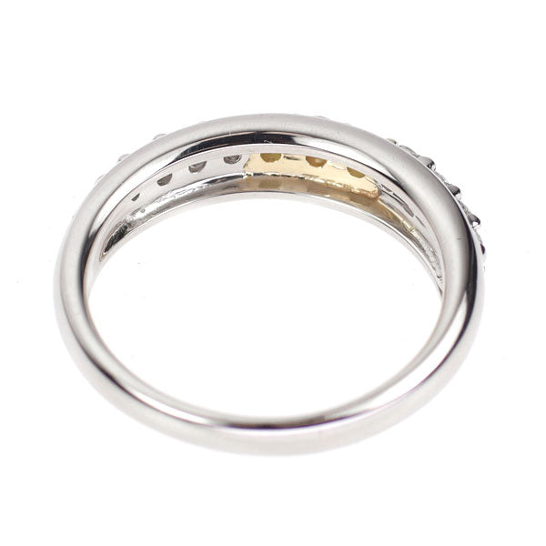 Pt900/K18YG ダイヤモンド リング 0.43ct