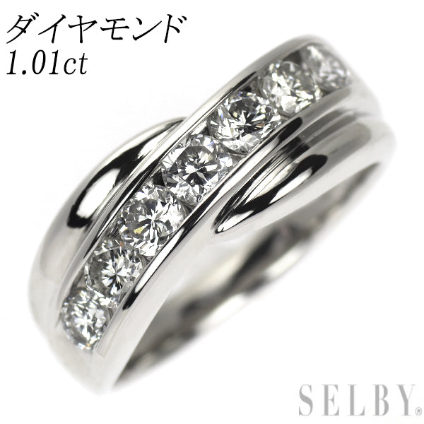 Pt900 ダイヤモンド リング 1.01ct
