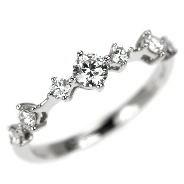 Pt900 H&C ダイヤモンド リング 0.230ct D0.34ct