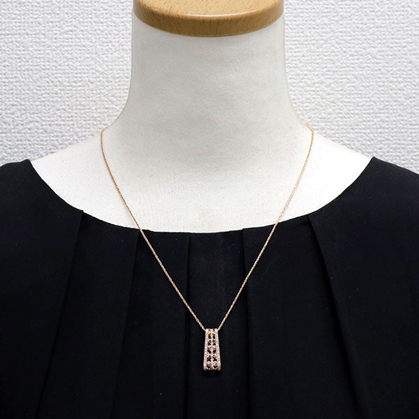 K18PG ダイヤモンド ペンダントネックレス 0.45ct