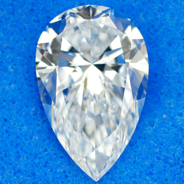 新品 GIA /CGLタイプ2a証明付 最高級ペアシェイプカットダイヤモンド ルース 0.512ct D IF 希少石 レアストーン【エスコレ】