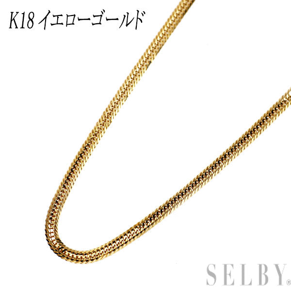 K18YG ネックレス 喜平トリプル 50cm