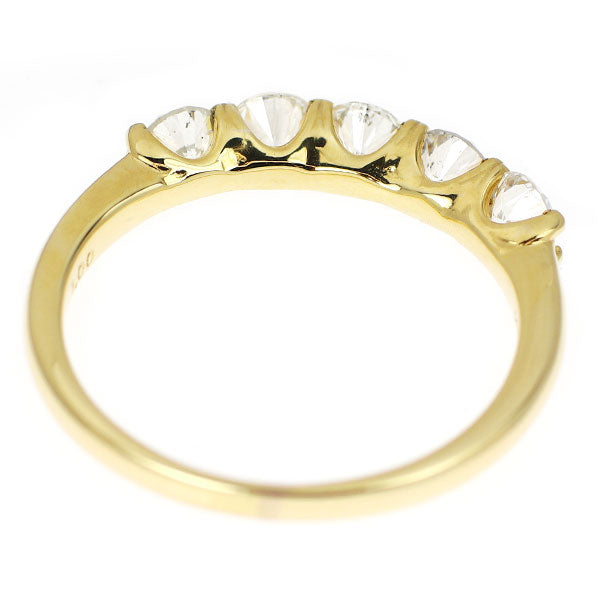 K18YG ダイヤモンド リング 1.00ct 一文字
