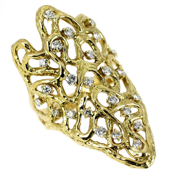 K18YG ダイヤモンド リング 0.59ct