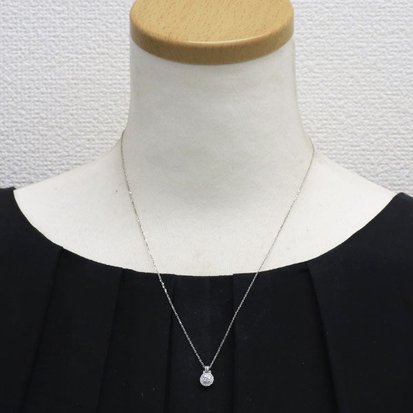 Pt950 ダイヤモンド ペンダントネックレス 0.22ct D IF 3EX D0.25ct