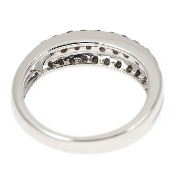 希少 Pt900 天然ピンク ダイヤモンド リング 0.13ct D0.38ct