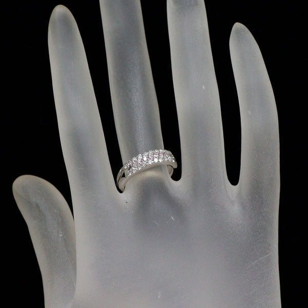 希少 Pt900 天然ピンク ダイヤモンド リング 0.13ct D0.38ct