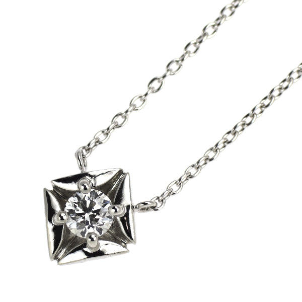 フォーエバーマーク Pt900/ Pt850 ダイヤモンド ペンダントネックレス 0.14ct エターナル
