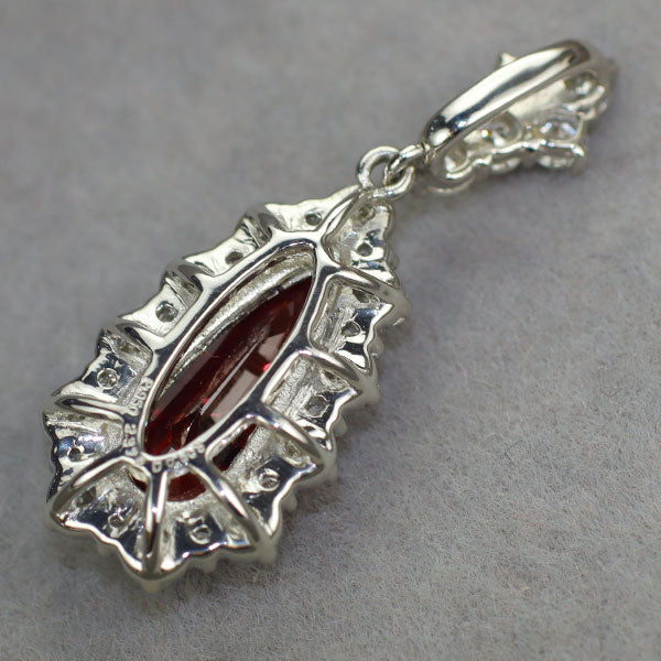 Pt950 ルビー ダイヤモンド ペンダントトップ 2.375ct D0.603ct