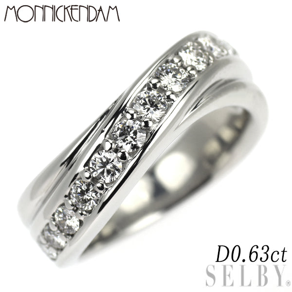 モニッケンダム Pt900 ダイヤモンド リング 0.63ct