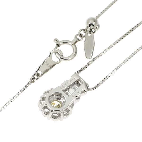 Pt900/ Pt850 ダイヤモンド ペンダントネックレス 0.20ct D0.53ct
